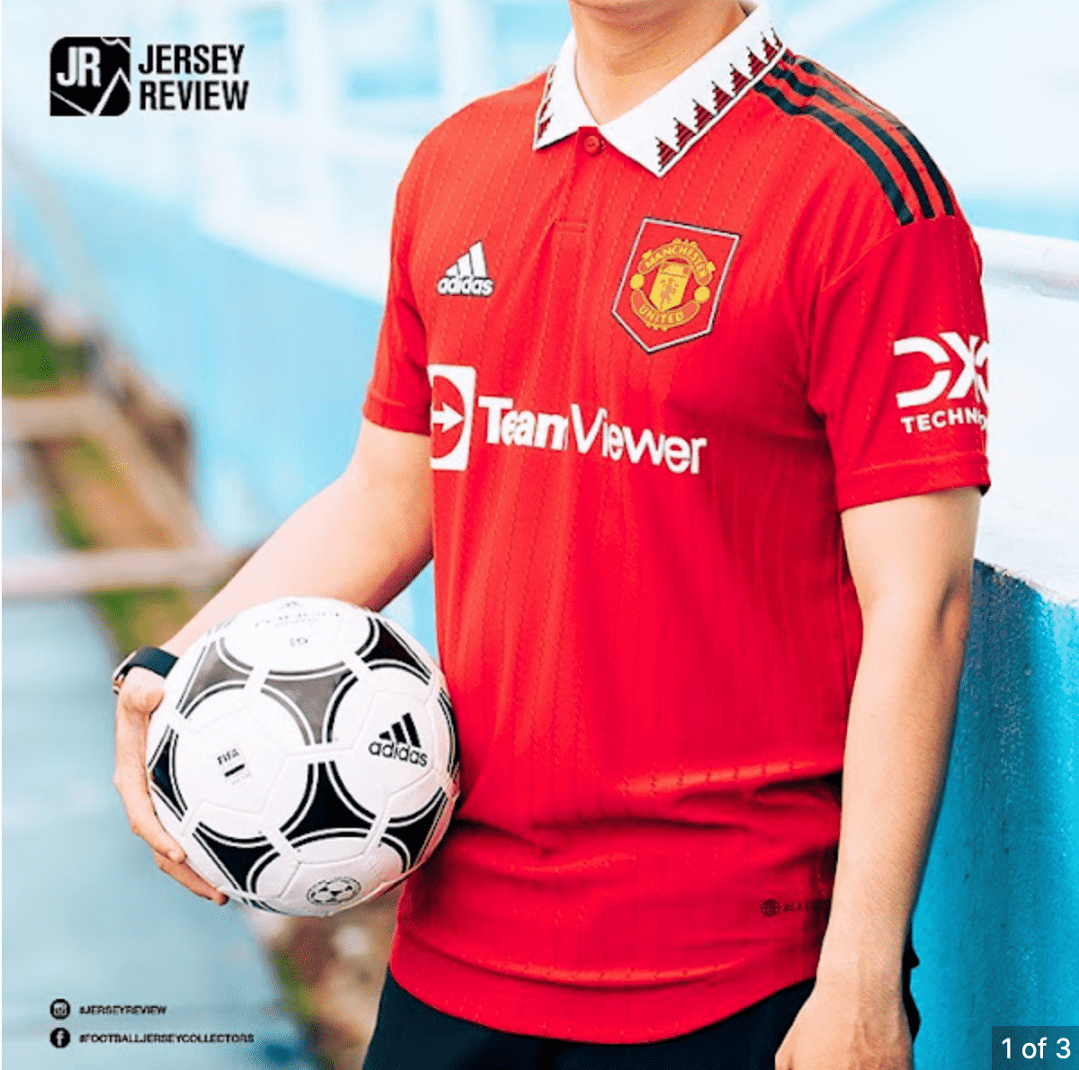 adidas Manchester United 22/23 Home Mini Kit - Red