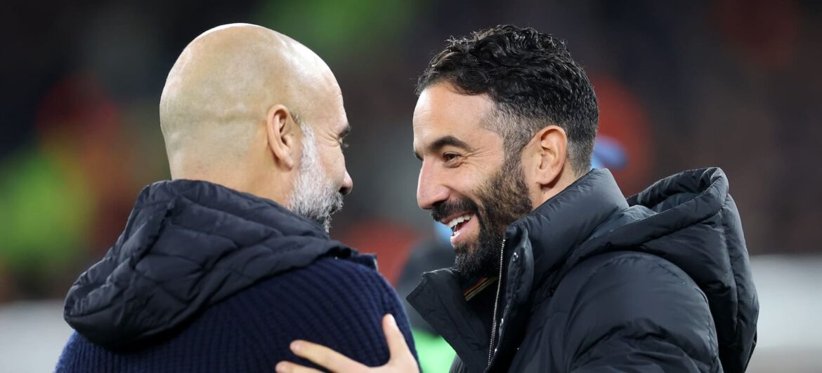 Picture of Pep Guardiola and Ruben Amorim