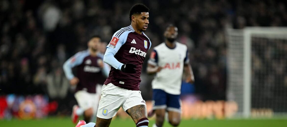 Marcus Rashford makes his Aston Villa debut in FA Cup win over ...