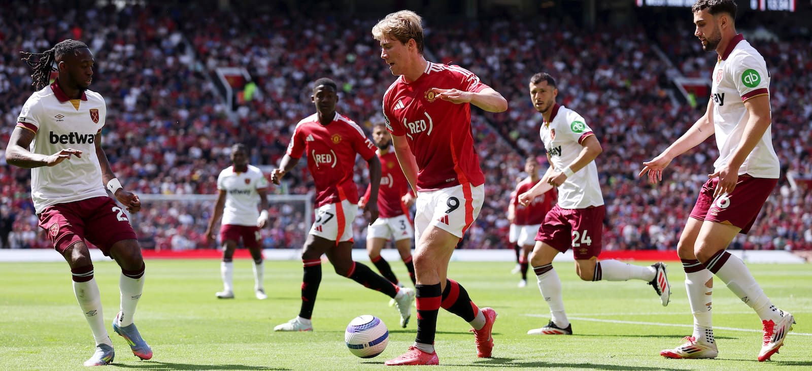 Rasmus Hojlund sinks to an all-time low in horrific performance as Man United are beaten by West Ham