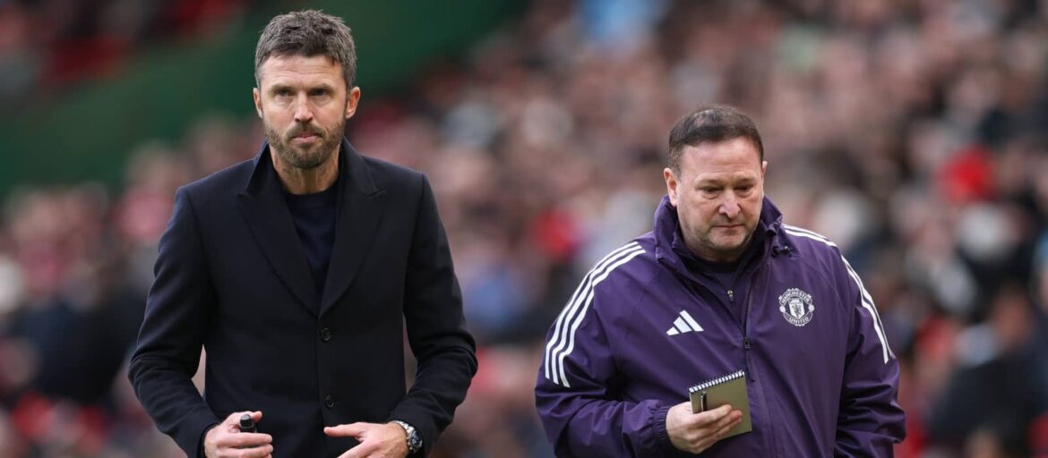 Picture of Steve Holland and Michael Carrick