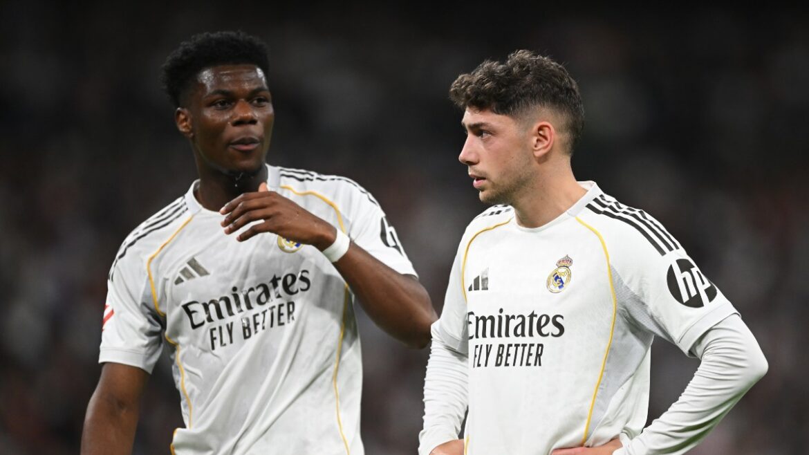 Picture of Federico Valverde and Aurelien Tchouameni