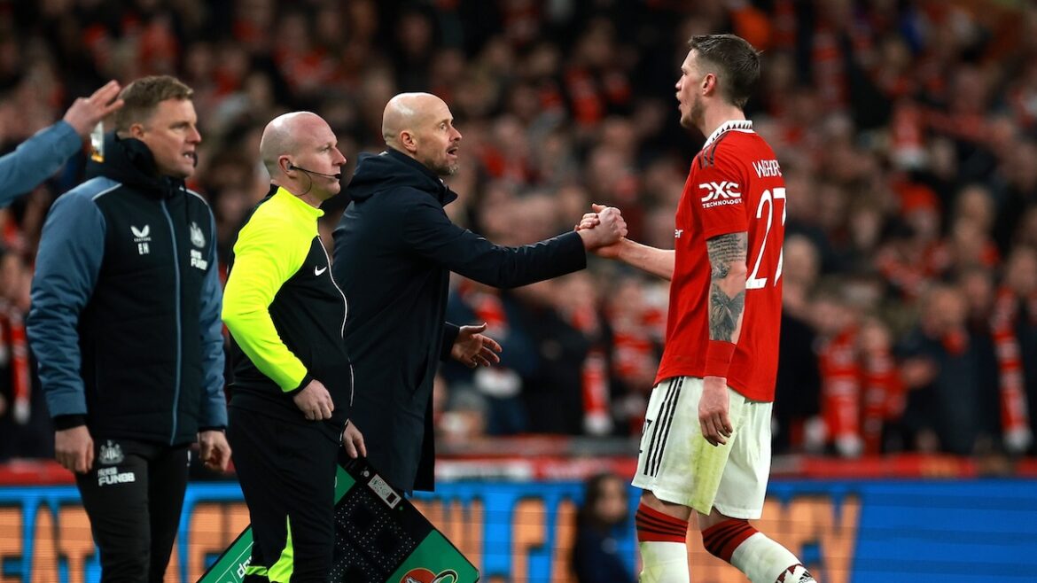 Picture of Ten Hag and Weghorst