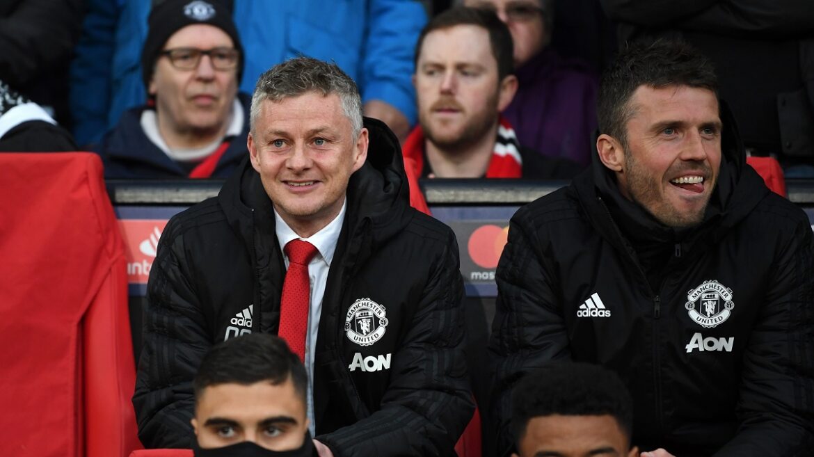 Picture of Ole Gunnar Solskjaer and Michael Carrick