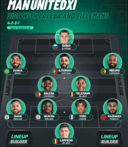 Graphic of possible XI