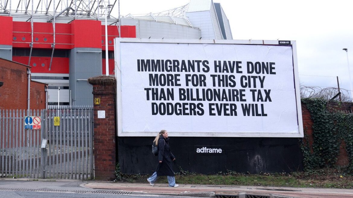 Picture of anti Ratcliffe advert